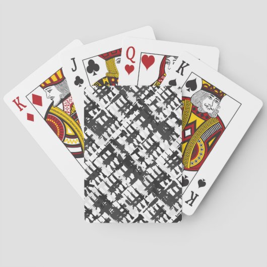 カモフラージガンライフルクール軍隊GI迷彩柄スタイル トランプ (裏面)