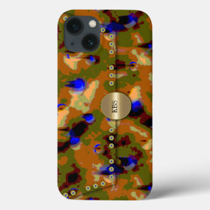 カモフラージクラッチバッグ iPhone 13ケース