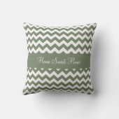 カモフラージグリーンシェブロン クッション (裏面)