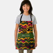 カモフラージグレンピンク女性レインボーパターン エプロン (インサイチュ)