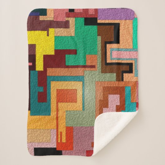 カモフラージスモールシャーパブランケット シェルパブランケット (正面)