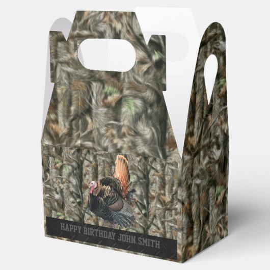 カモフラージトルコ狩りメンズ誕生日フリット フェイバーボックス (オープン)