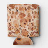 カモフラージナチュラルバックグラウンド：カーキエレガンス。 缶クーラー (裏面)