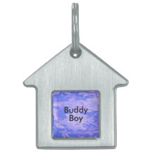 カモフラージパステルブルー抽象芸術ハウスペット名