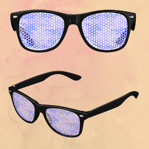 カモフラージパステルブルー抽象芸術パターン キッズサングラス