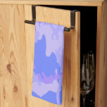 カモフラージパステルブルー抽象芸術パターン キッチンタオル<br><div class="desc">カモフラージパステルブルー抽象芸術パタンタオル。このテンプレートをアートや写真でパーソナライズして、好きなだけ好きなだけカスタマイズに。</div>