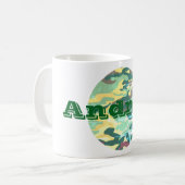 カモフラージパーソナライズマグ コーヒーマグカップ (正面左)