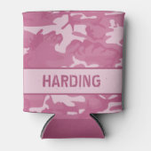 カモフラージピモノグラムのンククーラーボックス 缶クーラー (正面)