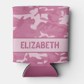 カモフラージピモノグラムのンククーラーボックス 缶クーラー (正面)