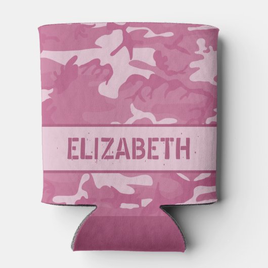 カモフラージピモノグラムのンククーラーボックス 缶クーラー (裏面)