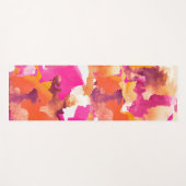 カモフラージピンクオレンジヨガマット ヨガマット (正面(横))