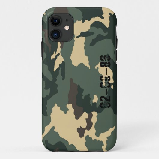 カモフラージムスターiPhoneケース Case-Mate iPhoneケース (裏面)