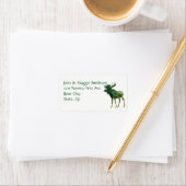 カモフラージムースアニマルワイルドライフアート ラベル (インサイチュ)