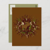 カモフラージムースブレイクアウト迷彩柄 ポストカード (正面/裏面)