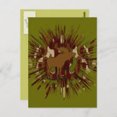 カモフラージムースブレイクアウト迷彩柄 ポストカード (正面/裏面)