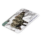 カモフラージムース（カモース） マグネット (左側)