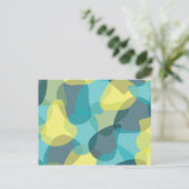 カモフラージモダン,,カッコいい,トレンディー,都市幾何学 ポストカード (スタンド正面)