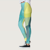 カモフラージモダン,,カッコいい,トレンディー,都市幾何学 レギンス (左)