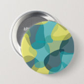 カモフラージモダン,,カッコいい,トレンディー，都市幾何学 缶バッジ (正面&裏面)