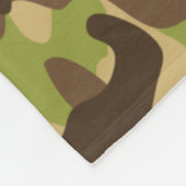 カモフラージュのカスケード フリースブランケット (角)