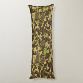 カモフラージュのカスケード ボディピロー (裏面 (縦))