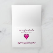 カモフラージュのバレンタインデーのカード シーズンカード (内部)