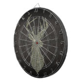 カモフラージュのリーガルバックトロフィーディアシルエット ダーツボード (正面右)