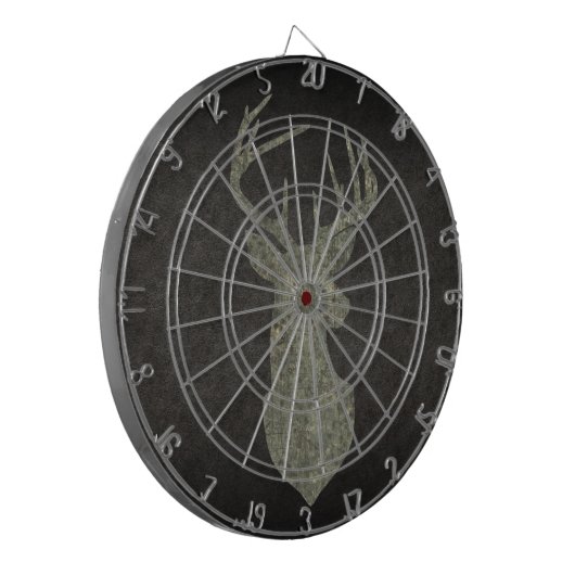 カモフラージュのリーガルバックトロフィーディアシルエット ダーツボード (正面左)