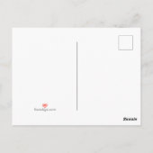 カモフラージュウッドランド迷彩柄軍隊カキタンブラック ポストカード (裏面)