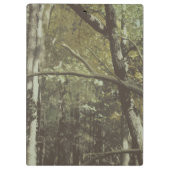 カモフラージュオレンジディア〔雄ジカの〕枝角アウトドアビジネス クリップボード (裏面)