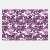 カモフラージュカラフルの盛り合わせ ラッピングペーパーシート (正面2)