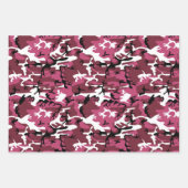 カモフラージュカラフルの盛り合わせ ラッピングペーパーシート (正面)