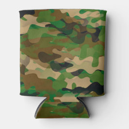 カモフラージュクーラーボックスグリーンブラウンベージュ 缶クーラー