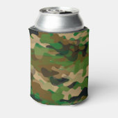 カモフラージュクーラーボックスグリーンブラウンベージュ 缶クーラー (缶裏面)