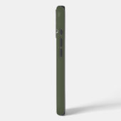 カモフラージュグリーンがおしゃれな名入れCase-Mateケース Case-Mate iPhoneケース (裏面 / 左)