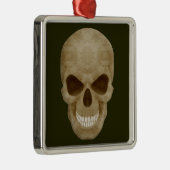 カモフラージュスカルスクエアオーナメント メタルオーナメント (右)