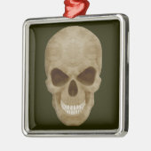 カモフラージュスカルスクエアオーナメント メタルオーナメント (左)