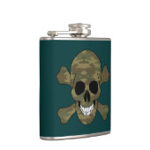 カモフラージュスカル及びクロスボーンフラスコ フラスク (右)