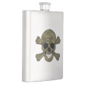 カモフラージュスカル及びクロスボーンフラスコ フラスク (右)