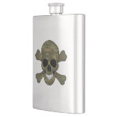 カモフラージュスカル及びクロスボーンフラスコ フラスク (左)