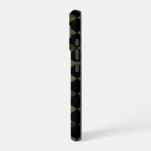 カモフラージュチェック柄 iPhone 16ケース (左側面)