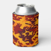 カモフラージュデザインインオータムトーン 缶クーラー (缶正面)