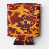 カモフラージュデザインインオータムトーン 缶クーラー (正面)