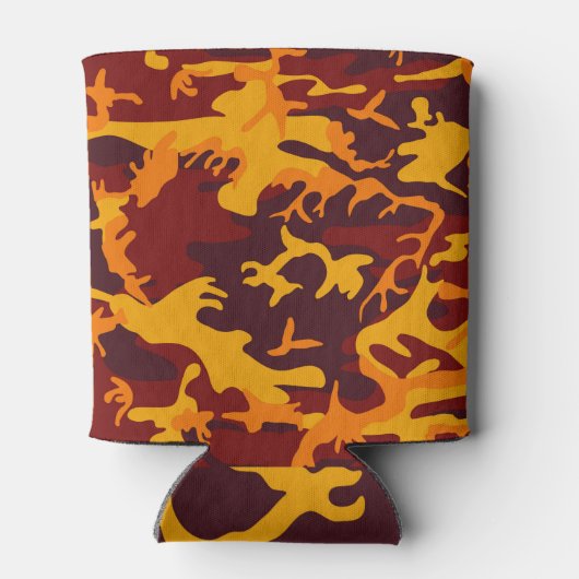 カモフラージュデザインインオータムトーン 缶クーラー (裏面)