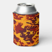 カモフラージュデザインインオータムトーン 缶クーラー (缶裏面)