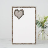 カモフラージュハート – 砂漠 便箋 (スタンド正面)