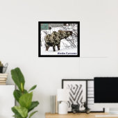 カモフラージュムース ポスター (ホームオフィス)