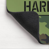 カモフラージュモノグラムの マウスパッド (コーナー)