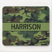 カモフラージュモノグラムの マウスパッド (正面)