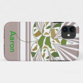 カモフラージュリーフiPhone Case-Mate iPhoneケース (裏面(横))